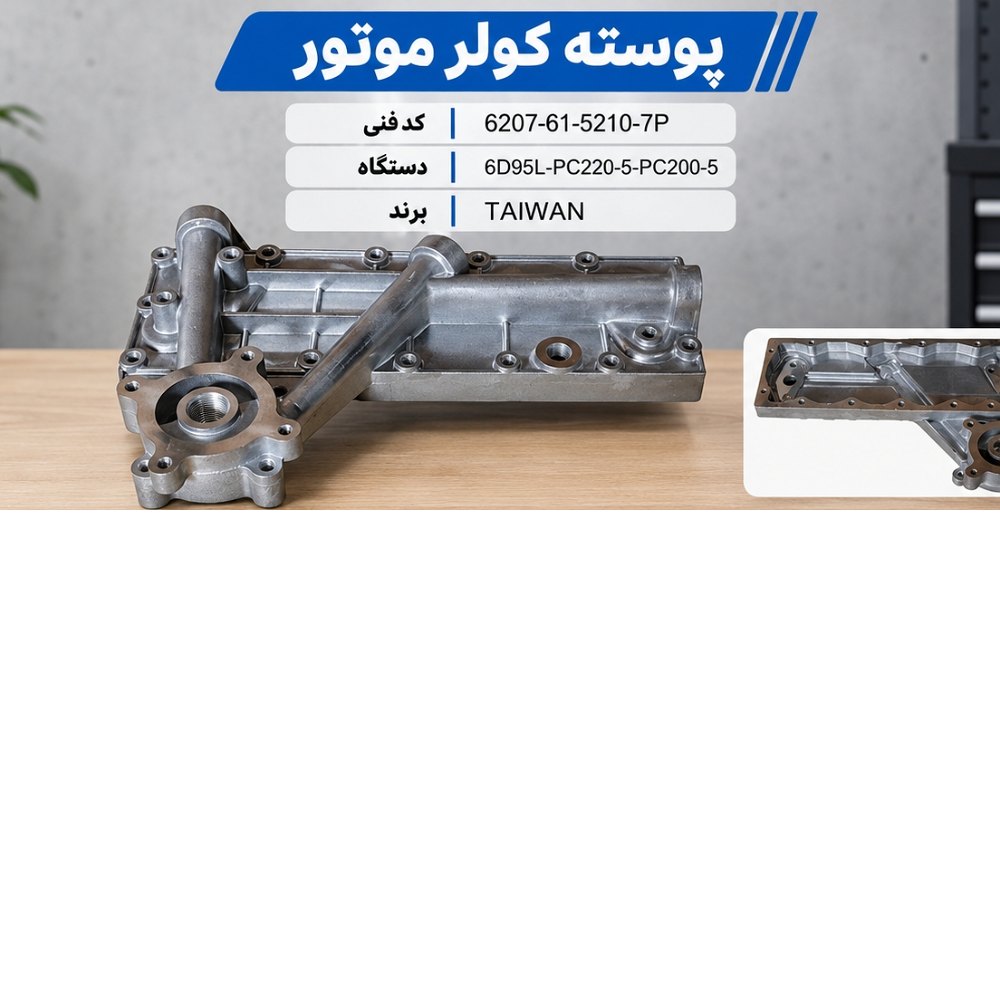 پوسته کولر موتور بیل کوماتسو